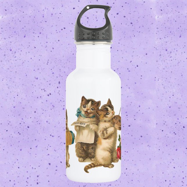 Botella De Agua Gatos musicales (Subido por el creador)