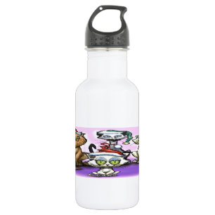 Botella De Agua Gatos navidades