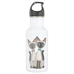 Botella De Agua Gatos siameses