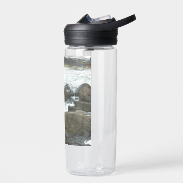 Botella De Agua Gaviota en rocas (Izquierdo)