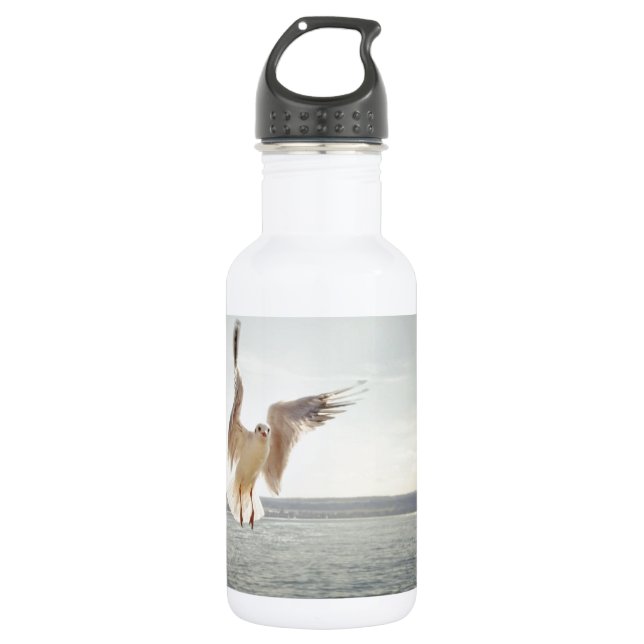 Botella De Agua Gaviota voladora (Anverso)