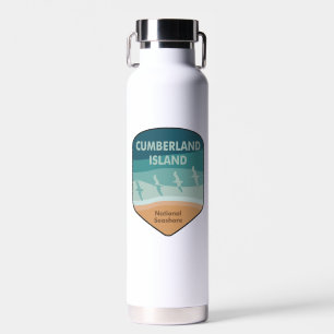 Botella De Agua Gaviotas marinas nacionales de la isla Cumberland