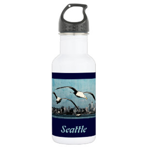 Botella De Agua Gaviotas por la libertad de Seattle