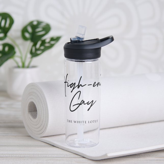 Botella De Agua Gay de gama alta - El Lotus blanco (Yoga)
