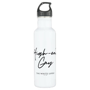 Botella De Agua Gay de gama alta - El Lotus blanco
