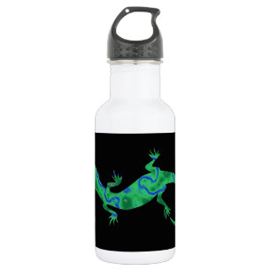 Botella De Agua Gecko verde