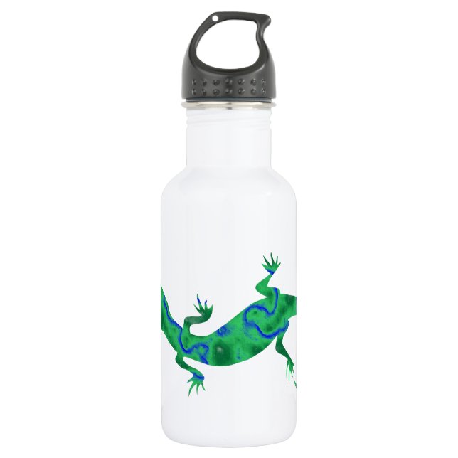 Botella De Agua Gecko verde (Anverso)
