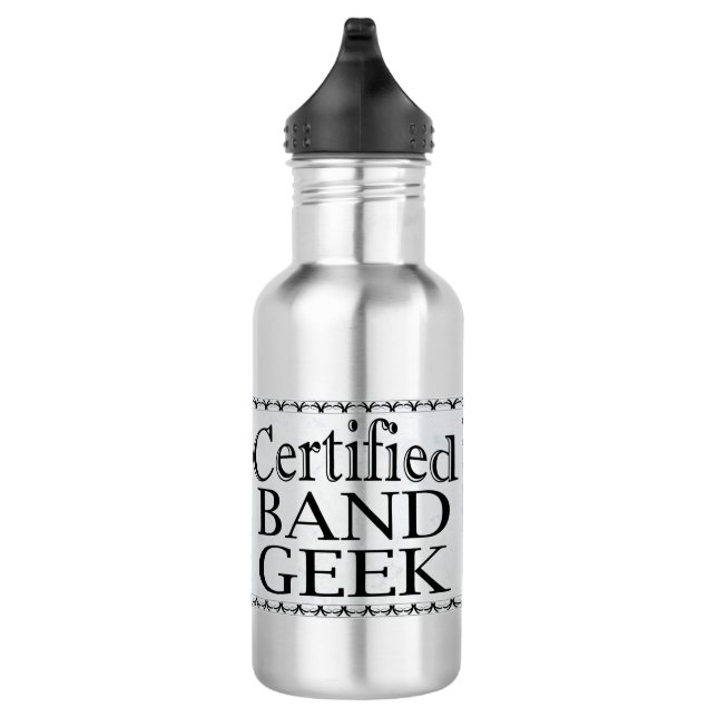 Botella De Agua Geek de banda certificada (Derecha)