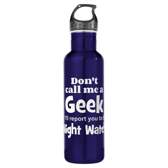 Botella De Agua Geek Night Watch wf (Anverso)