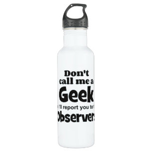 Botella De Agua Geek Observers bf