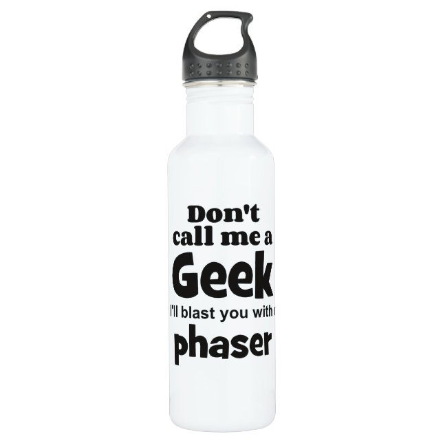 Botella De Agua Geek phaser bf (Anverso)