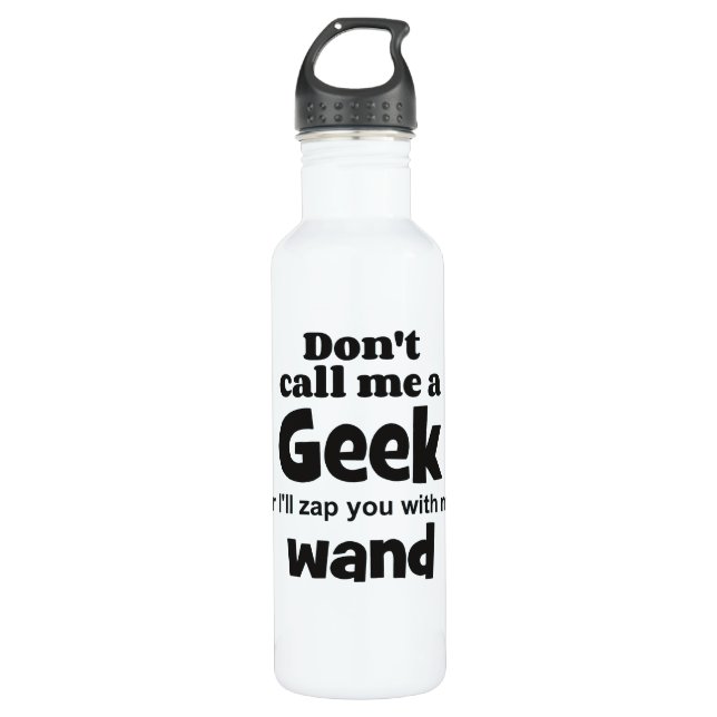 Botella De Agua Geek wand bf (Anverso)