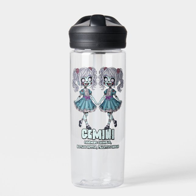 Botella De Agua Gemini Zombies (Delante)
