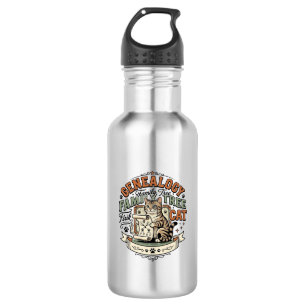 Botella De Agua Genealogía Árbol Familiar Gato Genealogía Árbol Fa