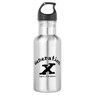 Botella de agua Generación X