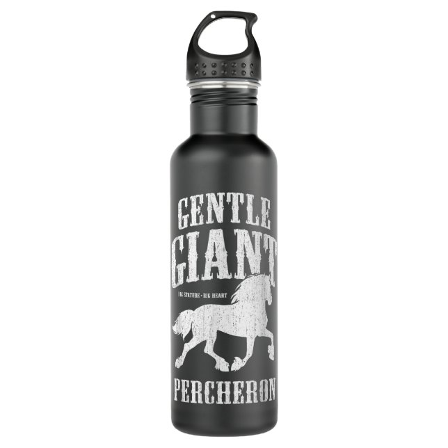 Botella De Agua Gentle Giant - Percheron Draft Horse  (Anverso)