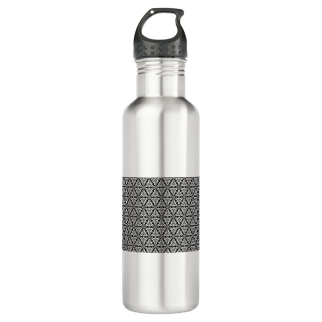 Botella De Agua Geode eléctrico Crystal Checkerboard de lujo (Anverso)