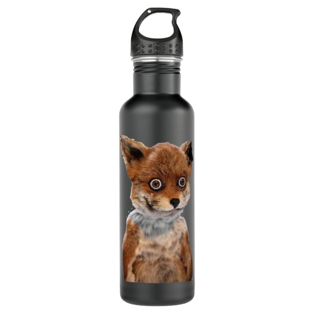 Botella De Agua GEOFF STONED FOX TAXIDERMY MEME ADELE MORSE| Perfe (Anverso)