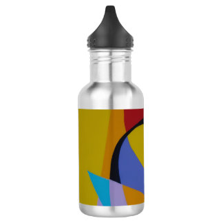 Botella De Agua Geometric Arcade Inspired Water Bottle