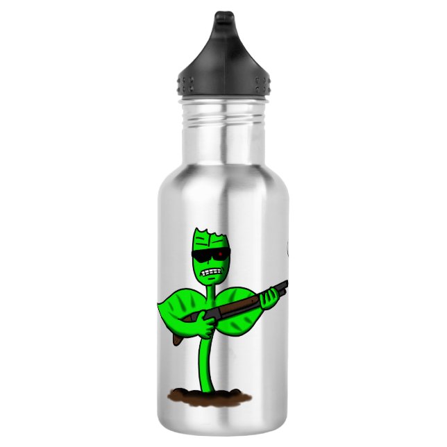 Botella De Agua Germinator cyborg personalizado divertido (Derecha)