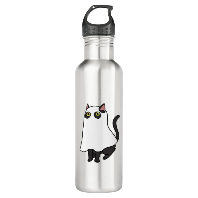 Botella De Agua Ghost Cat Classic T-Shirt_2 (Anverso)