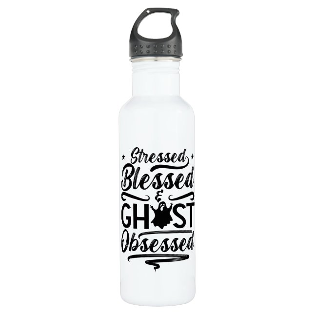 Botella De Agua Ghost Hunter enfatizó la cacería de fantasma de la (Anverso)