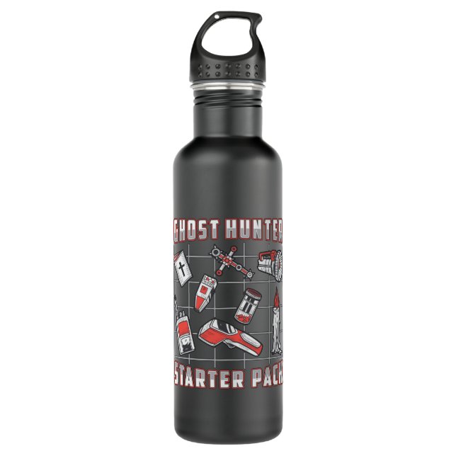 Botella De Agua Ghost Hunter Starter Pack Caza de fantasmas parano (Anverso)