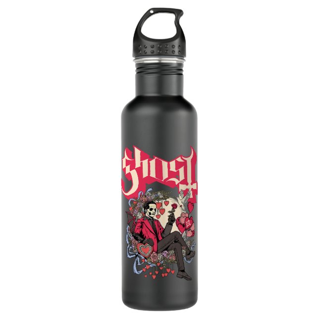 Botella De Agua Ghost Papa Cupid Valentine_s Day Premium  (Anverso)