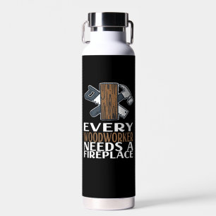 Botella De Agua Gigante de madera de madera