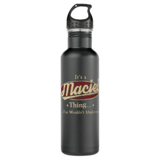 Botella De Agua Gigante del nombre del frasco de MACIEL