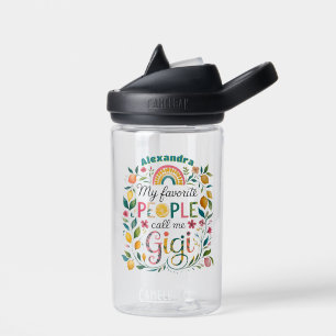 Botella De Agua ❤️ GIGI personalizado regalo Día de la Madre cumpl