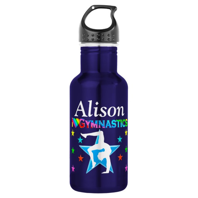 BOTELLA DE AGUA GIMNASIA PERSONALIZADA CON ESTRELL (Anverso)