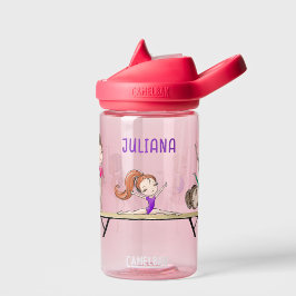 Botella De Agua Gimnasia personalizada de chicas