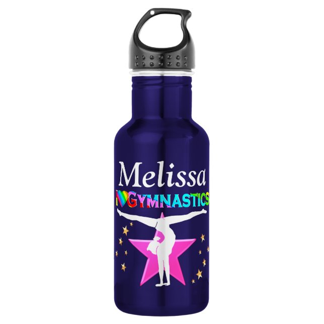 BOTELLA DE AGUA GIMNASIA PERSONALIZADA DE ESTRELLA (Anverso)