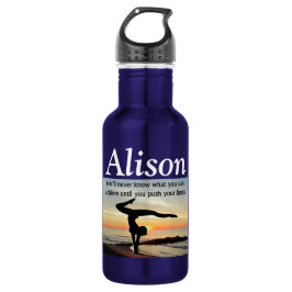 BOTELLA DE AGUA GIMNASIA PERSONALIZADA inspiradora