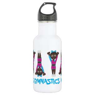Botella De Agua Gimnasia personalizado Academia Gimnasia Gimnasta