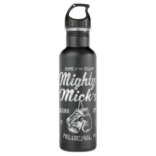 Botella De Agua Gimnasio de boxeo Mick Vintage Philly Sports 483