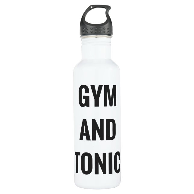 BOTELLA DE AGUA GIMNASIO Y TÓNICO - HIDRATO (Anverso)