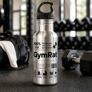 Botella De Agua GimnasioRata Definición de código de barras divert