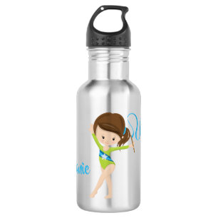 Botella De Agua Gimnast - Brunette personalizada