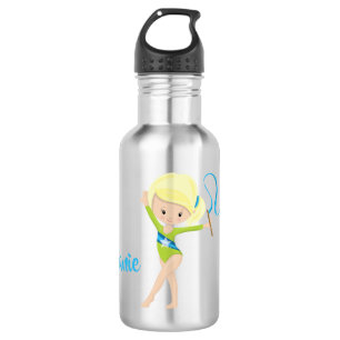 Botella De Agua Gimnasta - Rubia personalizada