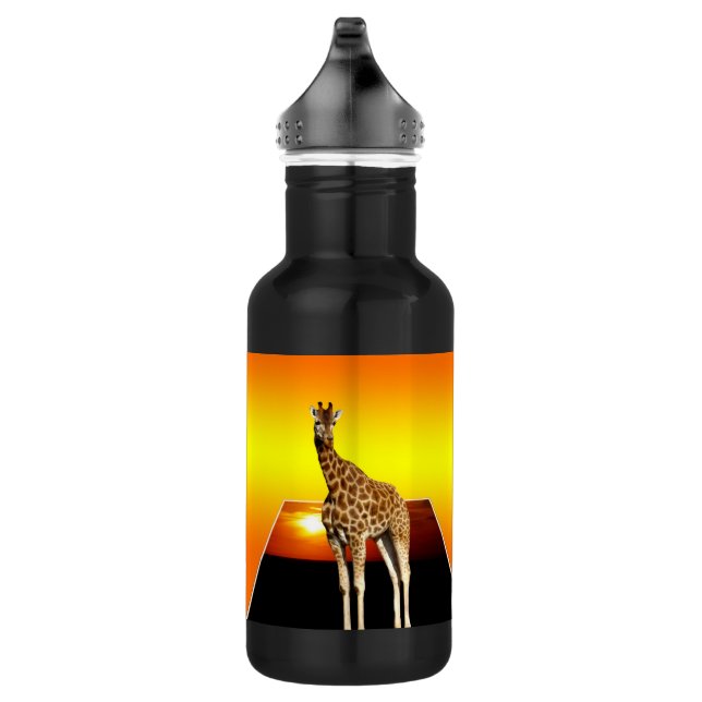 Botella De Agua Giraffe Popout Art, (Derecha)