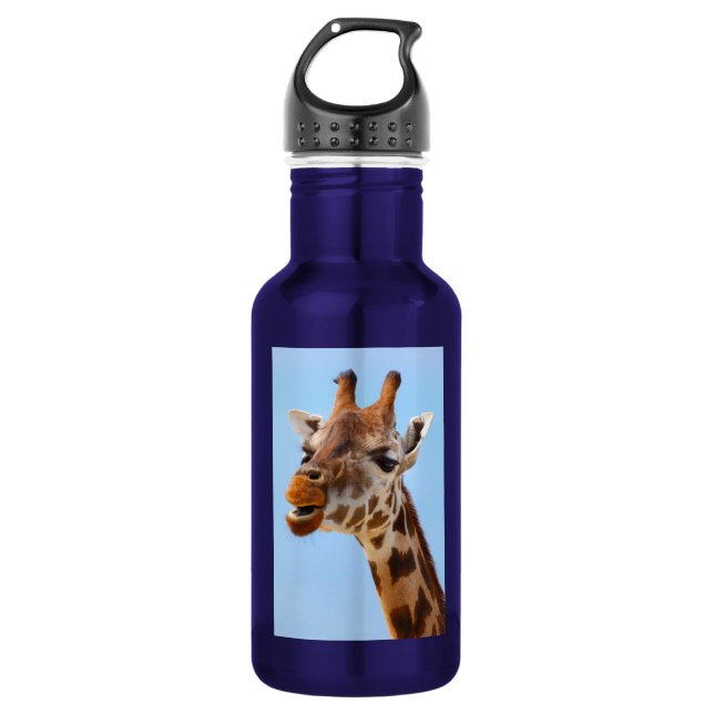 Botella De Agua Giraffe Portrait (Anverso)