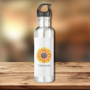 Botella De Agua Girasol personalizado
