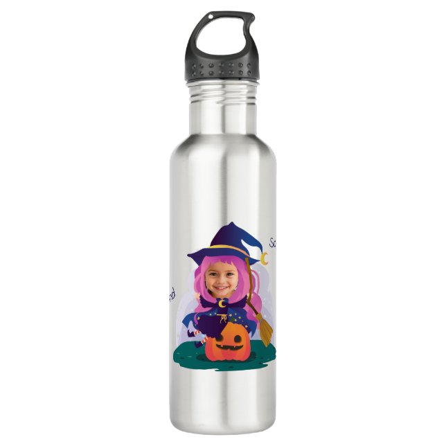 Botella De Agua Girl Face Personalized  (Anverso)