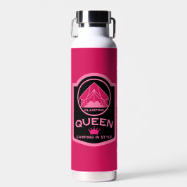 Botella De Agua Glamour Queen Camping In Style