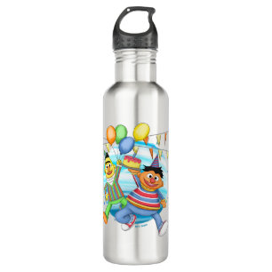 Botella De Agua Globos de Bert y Ernie Birthday