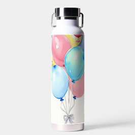 Botella De Agua Globos festivos
