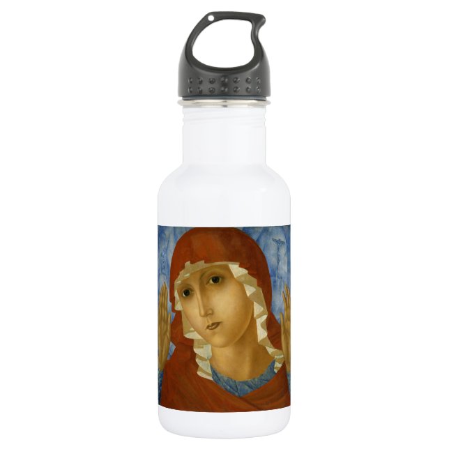 BOTELLA DE AGUA GLORIA A LA MARÍA VIRGEN BENDIDA (Anverso)
