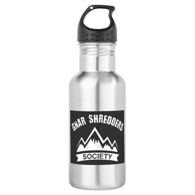 Botella De Agua Gnar Shredders Society (Anverso)